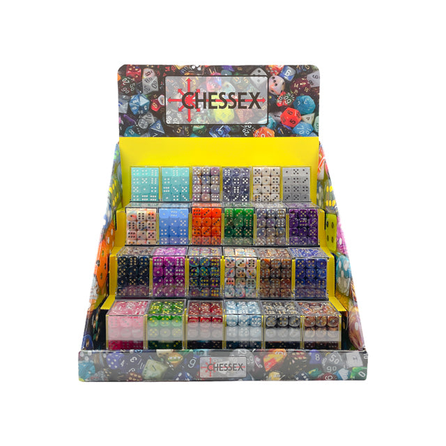 CHX 279AA Box of 50 Classic 12mm d6 Dice Block - Gaming Accessory