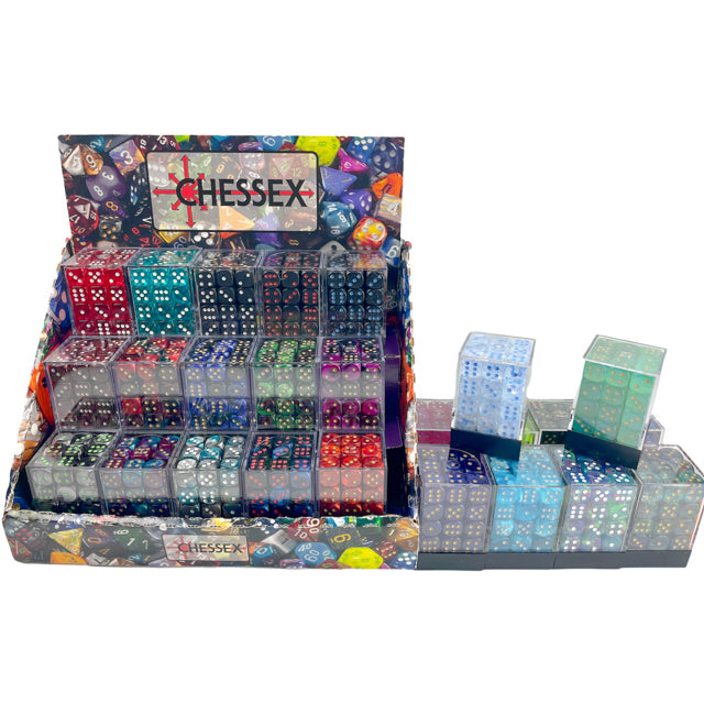CHX 29912 Best of Chessex 12mm d6 w/pips Dice Block Sampler - Gaming Accessory
