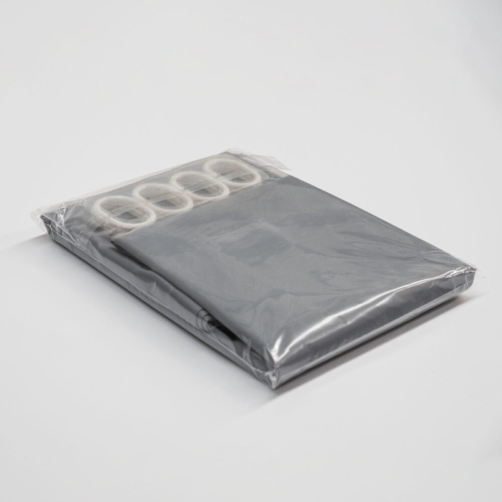 Shower Curtain - Weavers Plain Grey (120W x 180cmH)