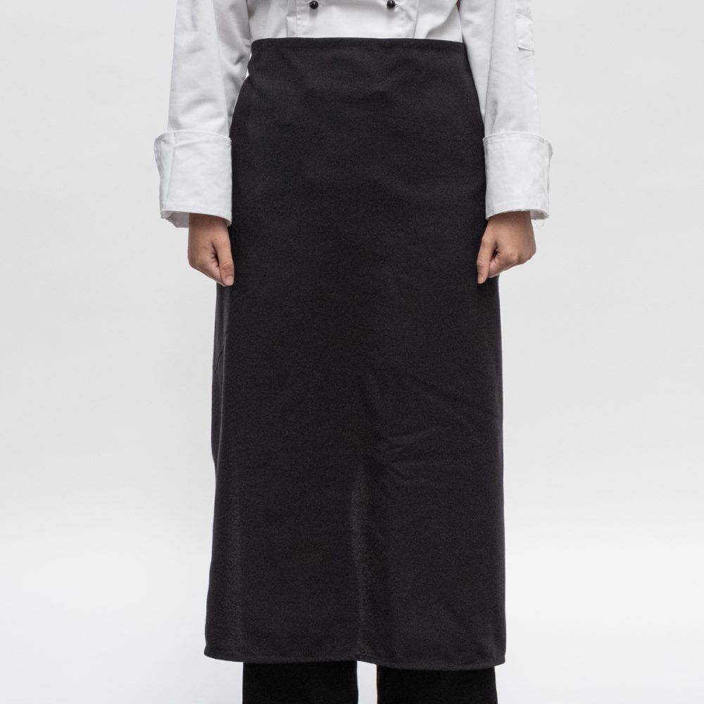 Café Apron - No Pocket 87cm (Black)