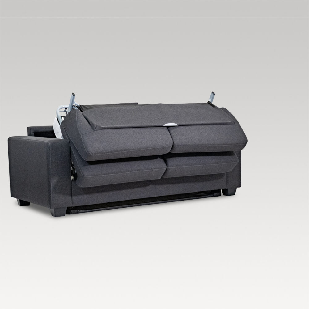 Sofa Bed - Makers Charcoal Fabric