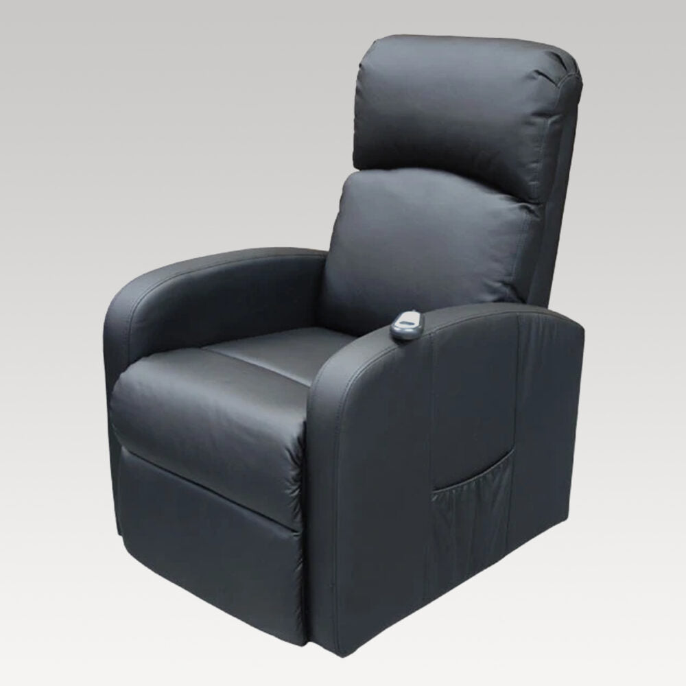 Lifter Chair - Bradman Black PU