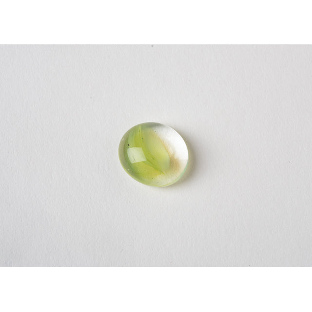 CHX 01158 Catseye Green Glass Stones Tube