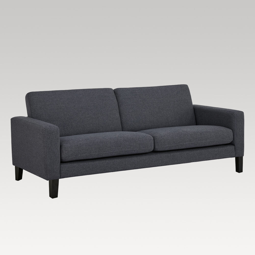 Makers MII Fenix Fabric 3 Seater Sofa - Charcoal