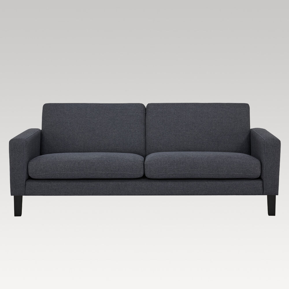 Makers MII Fenix Fabric 3 Seater Sofa - Charcoal