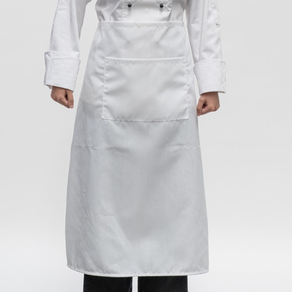 Apron - Café With Pocket (White)