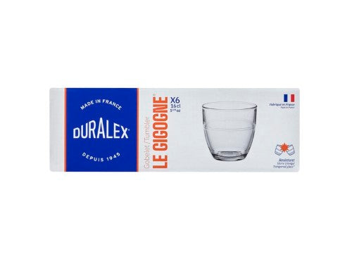 Duralex Gigogne Tumbler 160ml - Set 6