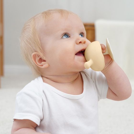 Mushroom Teether - Beige - Mombella