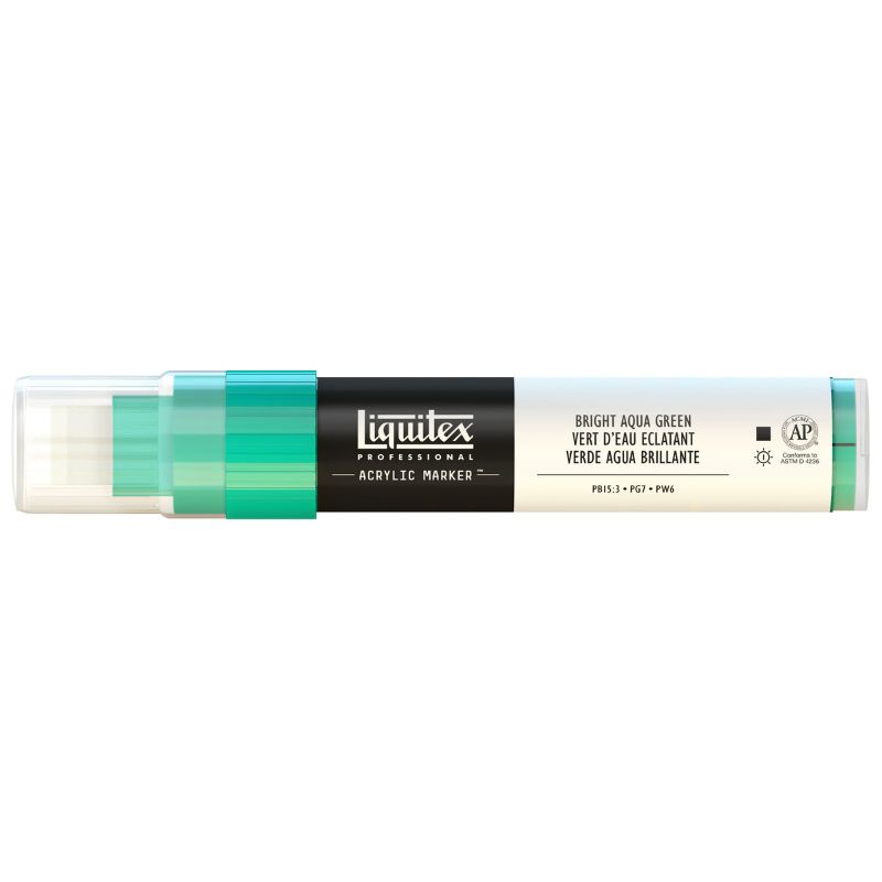 Liquitex Professional 15mm acrylic paint marker featuring a fine tip for vibrant, lightfast colors on various surfaces.