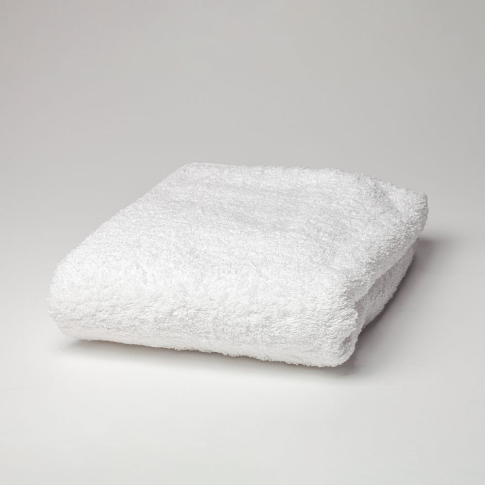 Spa Towel - Weavers Monarch Towelling (White)