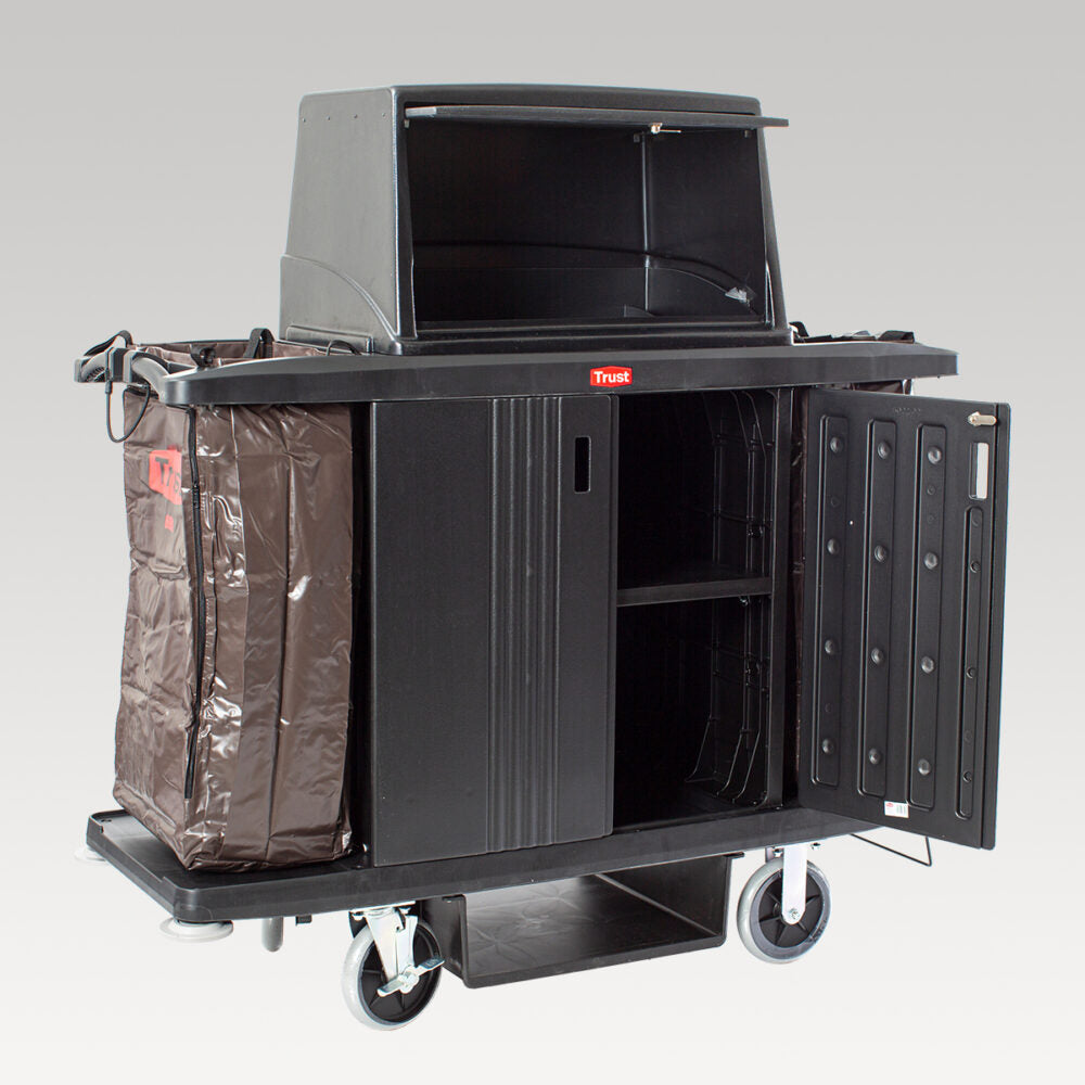 Protective Security Hood For Housekeeping Trolley