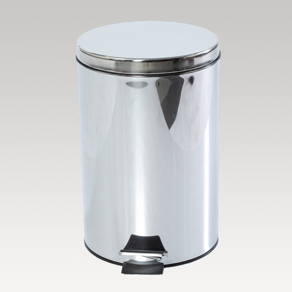 Rubbish Bin - Stainless Steel (12L)