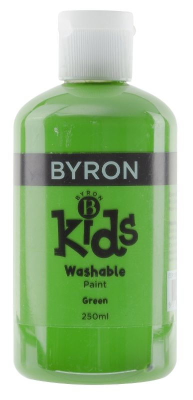 Bright blue washable paint for kids, 250ml, perfect for safe, creative projects on various surfaces. Non-toxic and fast-drying.