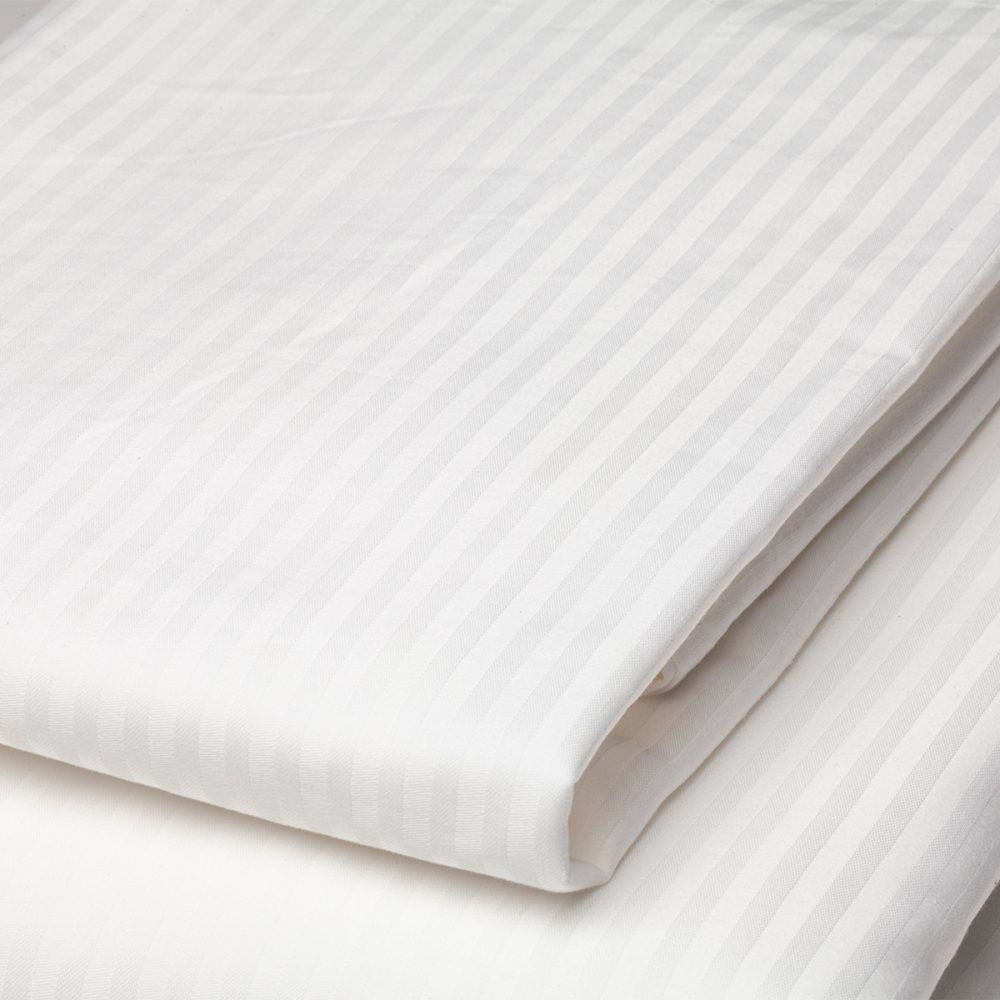 King Duvet Cover - Diamonds 4mm Sateen Stripe -
