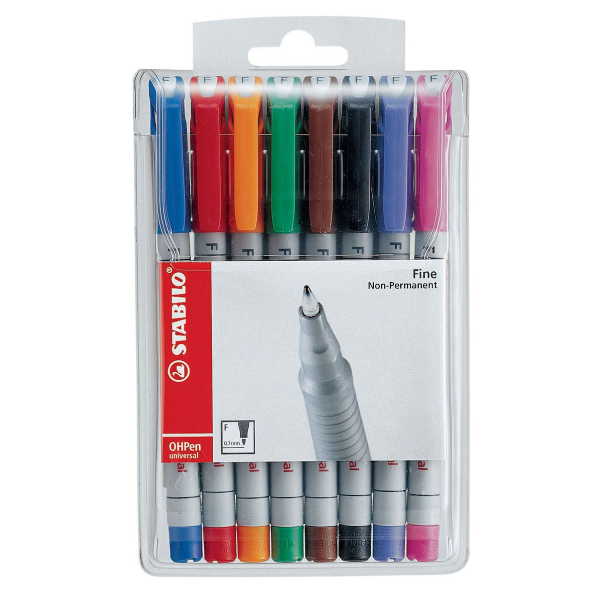 Stabilo Ohpen Universal Overhead Projector Pen Soluble Fine Black -10 units