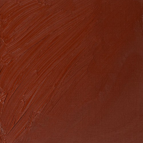 Vibrant 37ml tube of Winsor & Newton Venetian Red oil paint, known for its purity, buttery texture, and superior pigmentation.