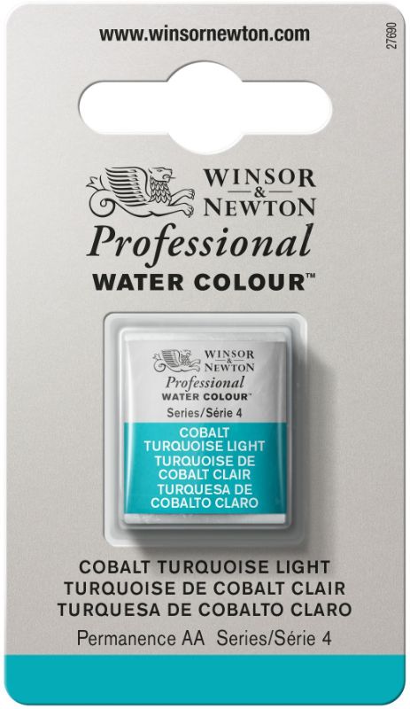 WINSOR & NEWTON PROFESSIONAL WATERCOLOUR HALF PAN Cobalt Blue 178 S4