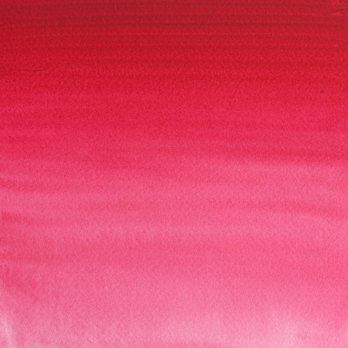 Winsor & Newton 14ml watercolour tube in Permanent Rose, featuring vibrant pigments for professional artistry and easy mixing.