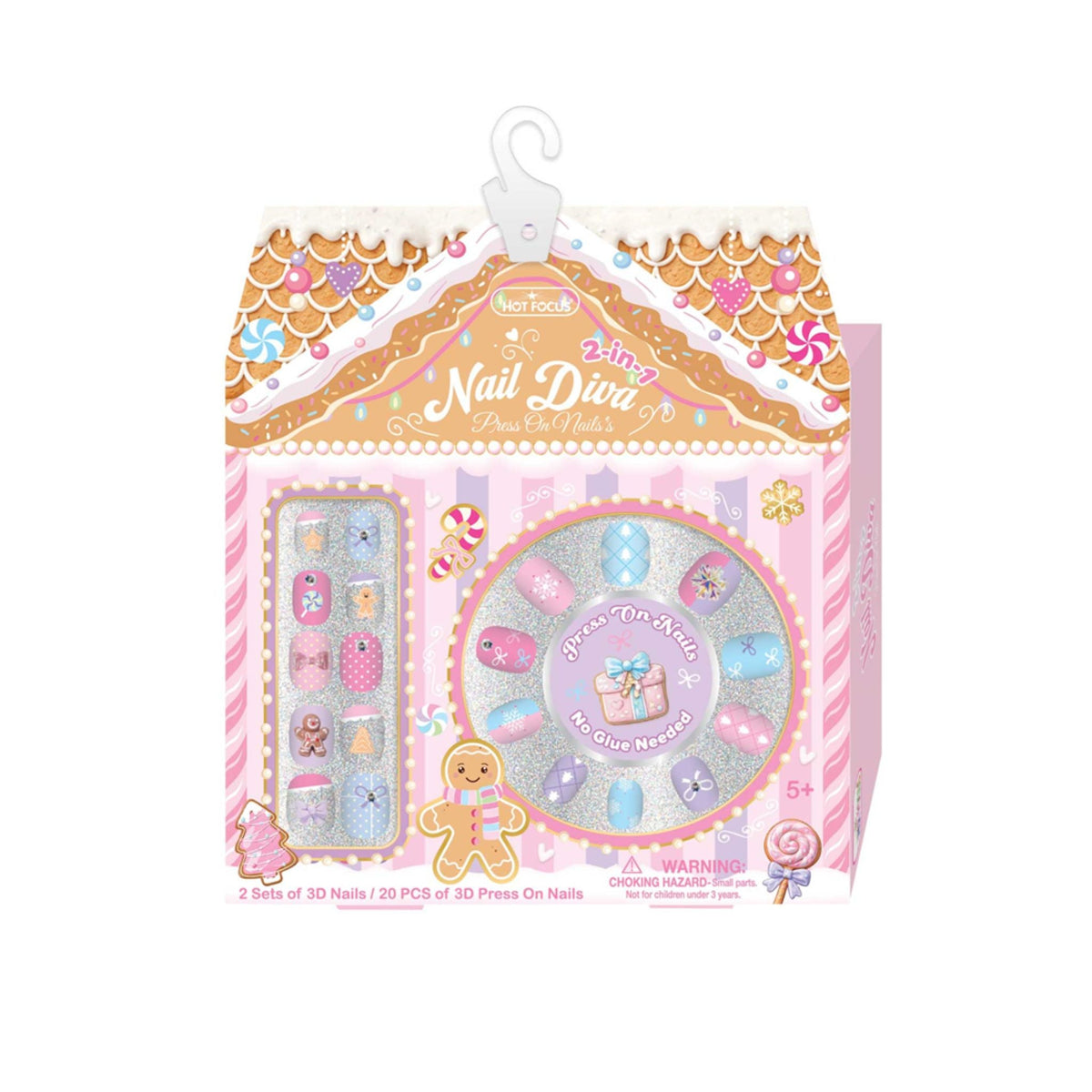 Kids Press-On Nail Set - Cookie House
