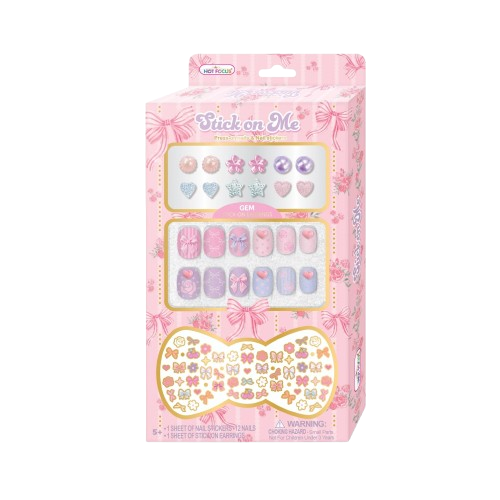 Stick on Me Nails - Butterfly Bow