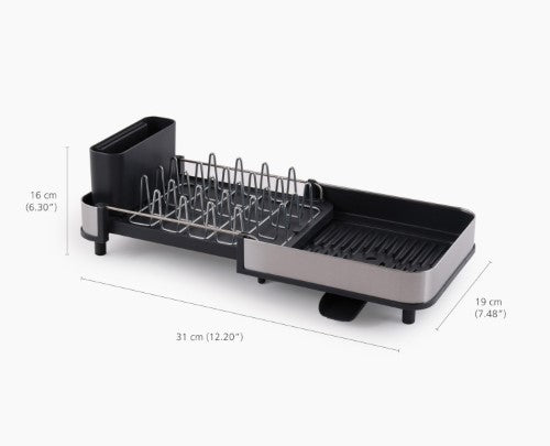 Joseph Joseph Extend™ Slim Steel Dish Rack (Grey)