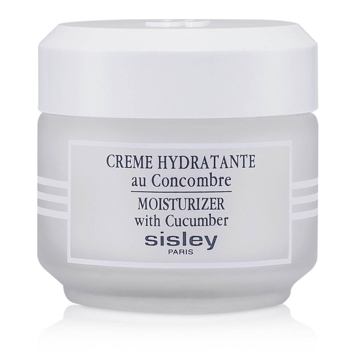 Lightweight cucumber-infused moisturizer in a 50ml jar, hydrates and revitalizes for softer, luminous skin.