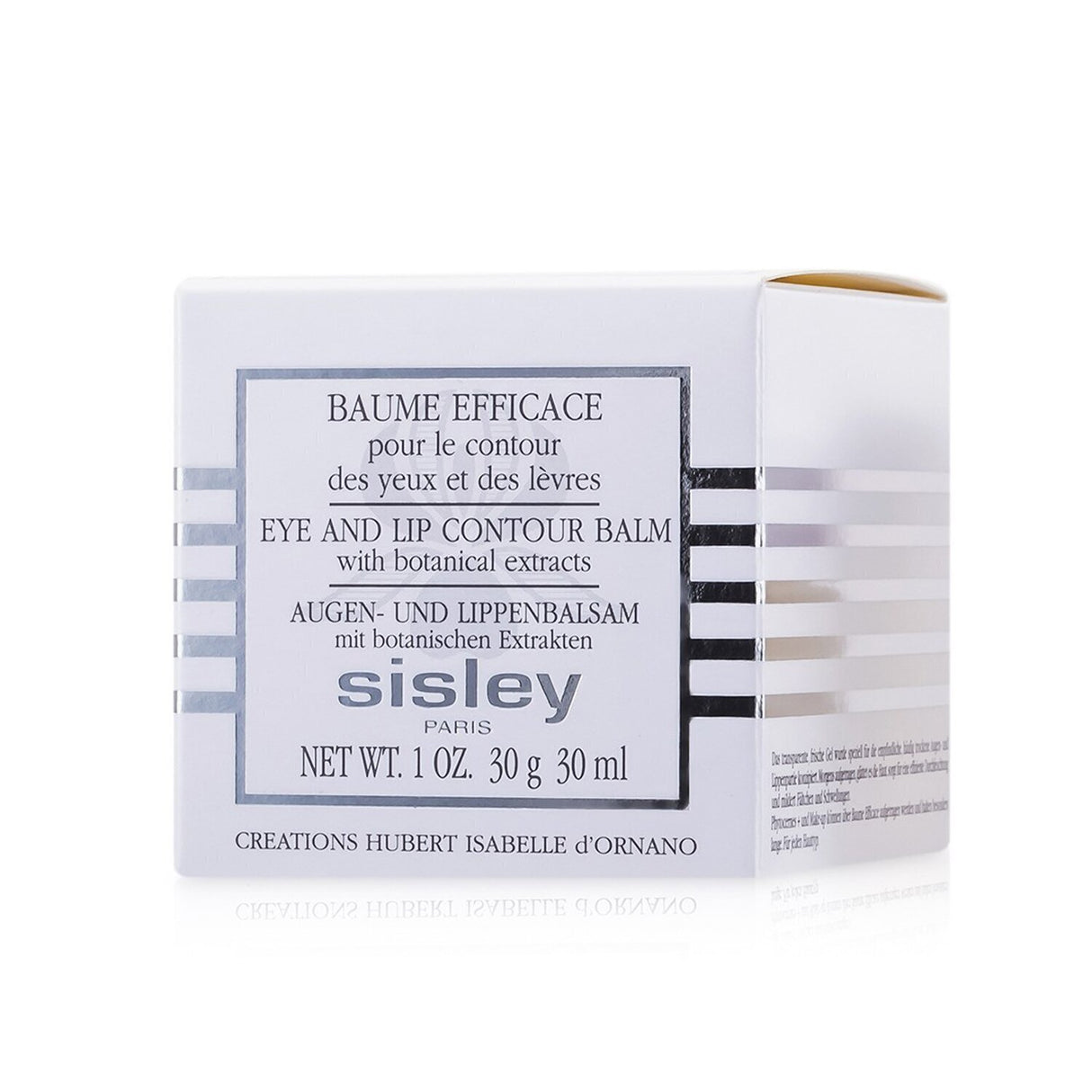 Sisley Botanical Eye & Lip Contour Balm, a 30ml balm that moisturizes, protects, and reduces fine lines and puffiness.