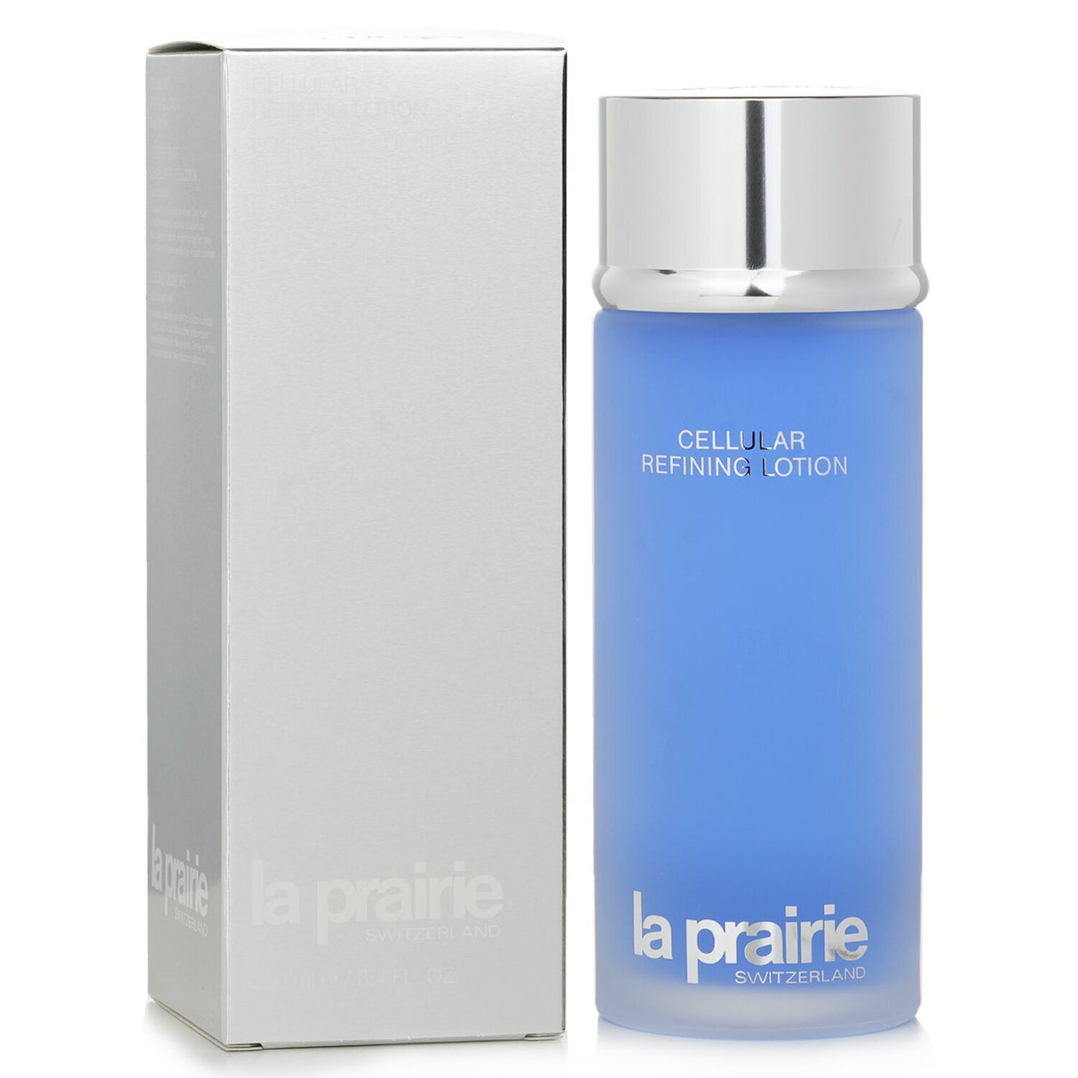 La Prairie Cellular Refining Lotion, a 250ml alcohol-free toner, offers hydration and gentle refinement for radiant skin.
