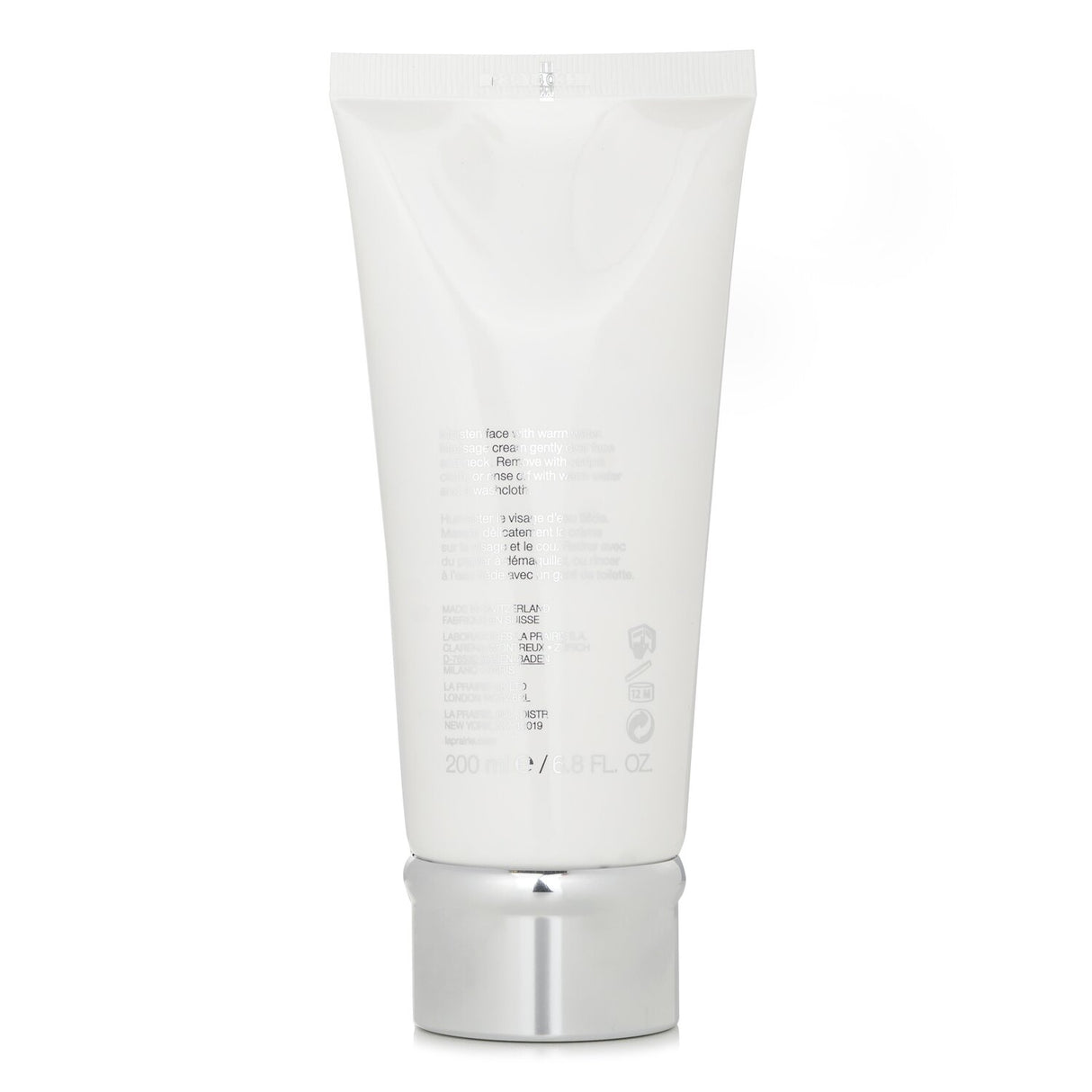 Luxurious La Prairie Purifying Cream Cleanser, 200ml; gently removes makeup and impurities for refreshed, radiant skin.