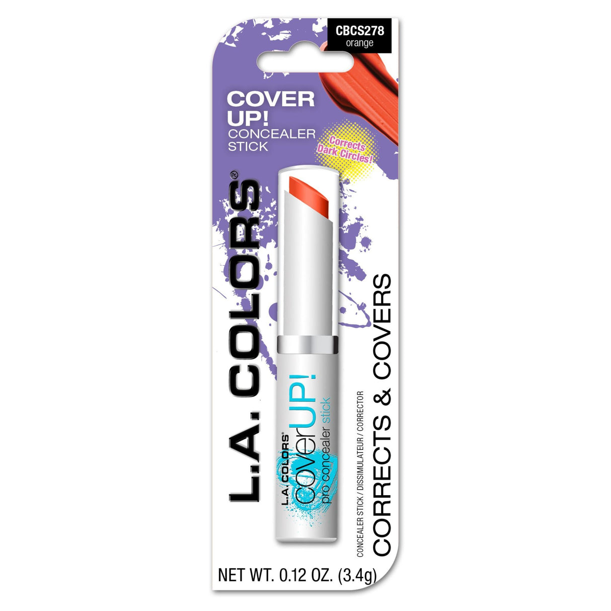 LA Colors CoverUp! Concealer Stick - Orange
