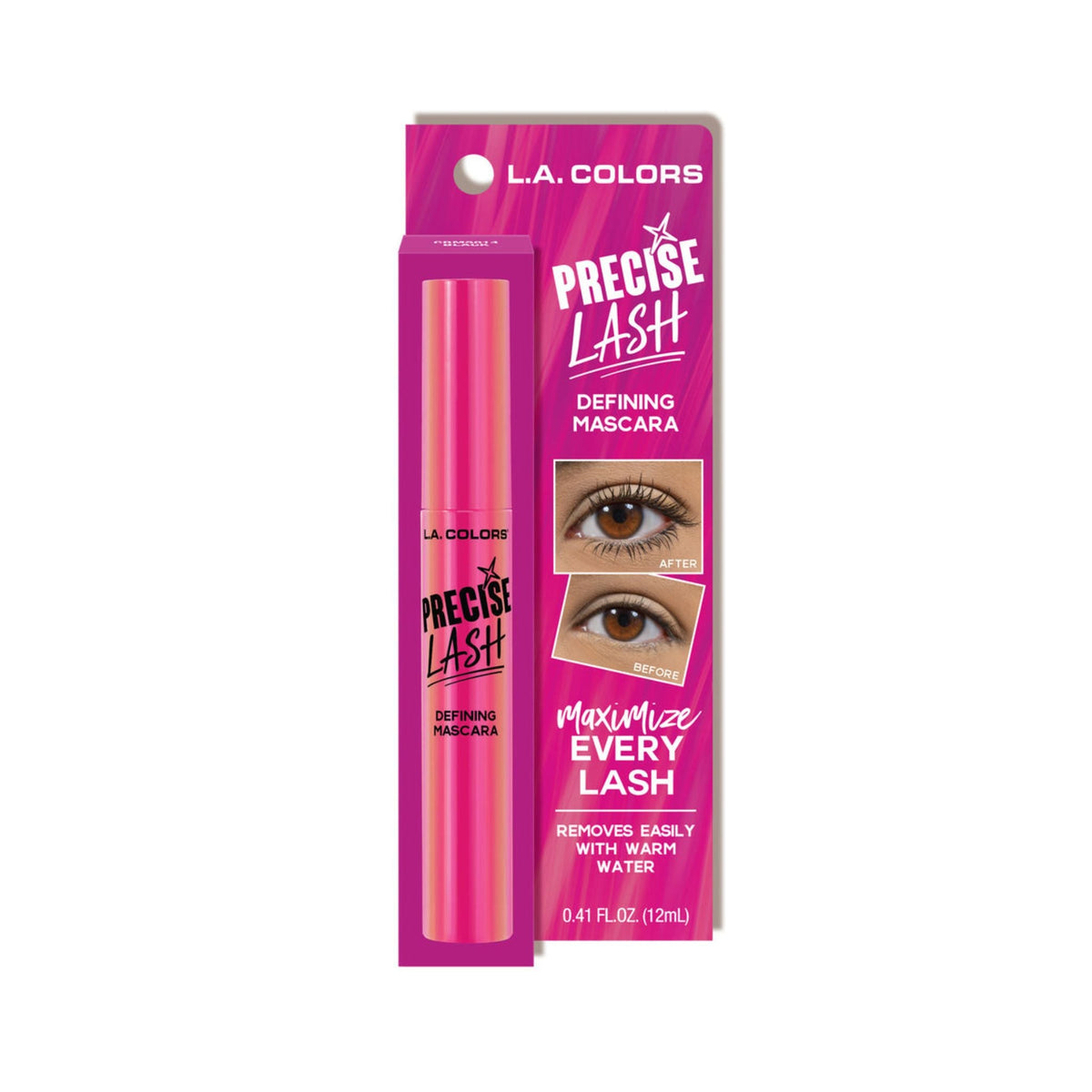 L.A. Colors Precise Lash Tubing Mascara - Black