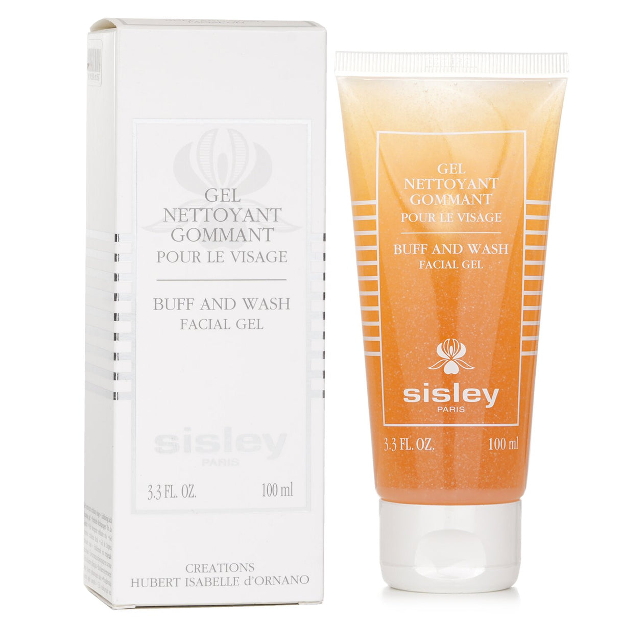 Botanical aromatic gel in a 100ml tube, designed for gentle cleansing and hydration, suitable for all skin types.