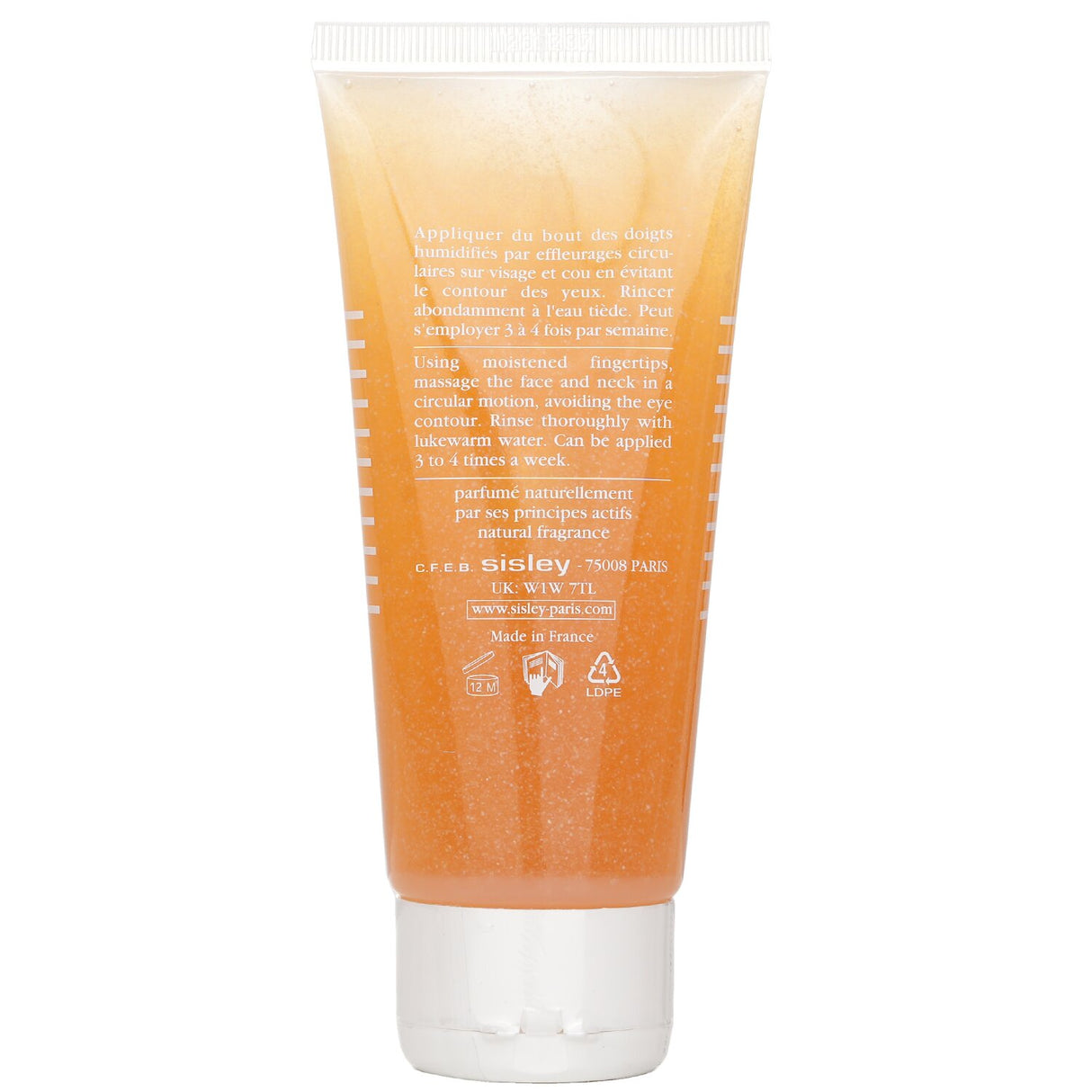 Sisley Botanical Buff & Wash Facial Gel in a 100ml tube, a gentle gel for cleansing and hydrating all skin types.