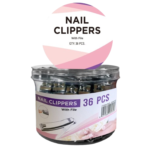 Nail Clipper with File Display - 36pcs