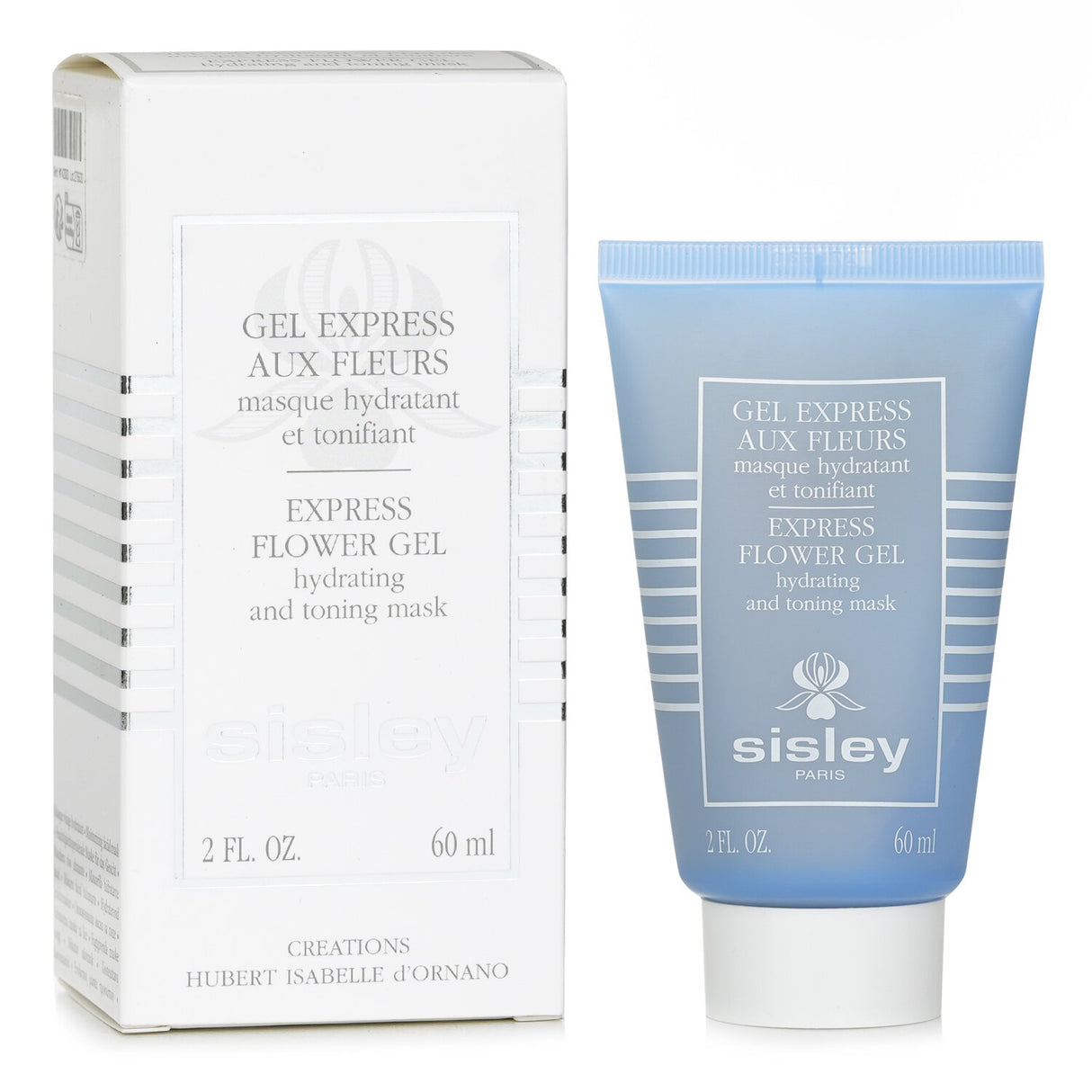 Instant flower gel mask by Sisley, deeply purifies and hydrates skin, protecting against moisture loss.