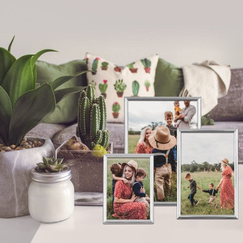 Profile - Habitat Silver Metal Photo Frame - 3.5x5in (9x13cm)