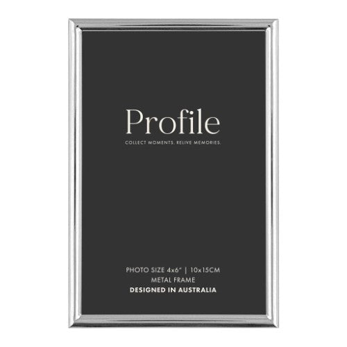 Profile - Habitat Silver Metal Photo Frame - 3.5x5in (9x13cm)