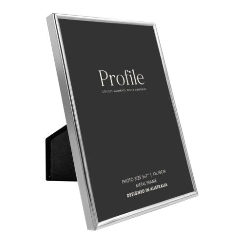 Profile - Habitat Silver Metal Photo Frame - 5x7in (13x18cm)