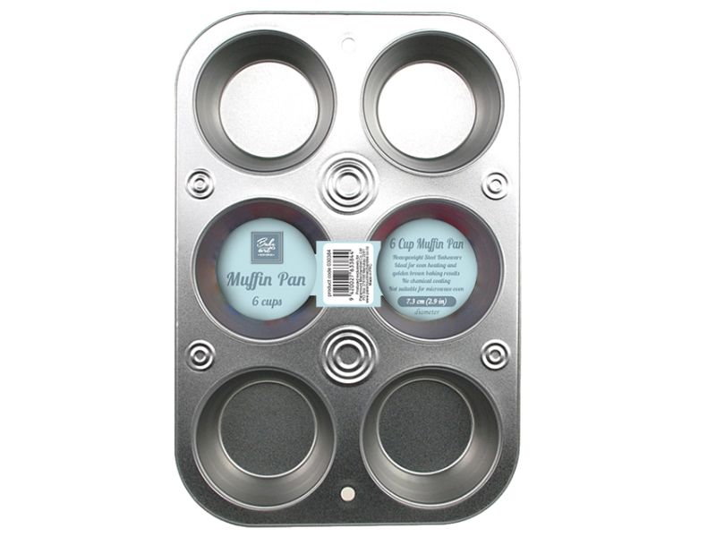 Muffin Pan - 6 Cup 26.5cm (36 Units)