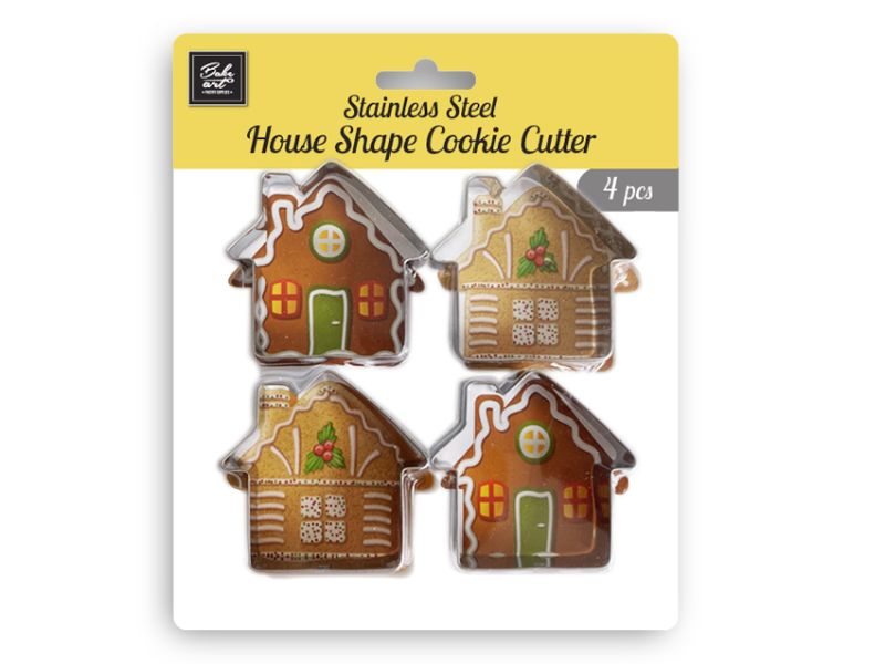 Cookie Cutter - Bake Art House Shape (24 Packs)