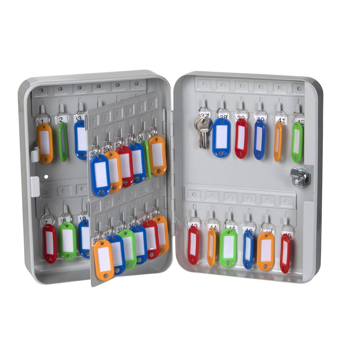 ESSELTE KEY CABINET NO2 48 KEYS GREY