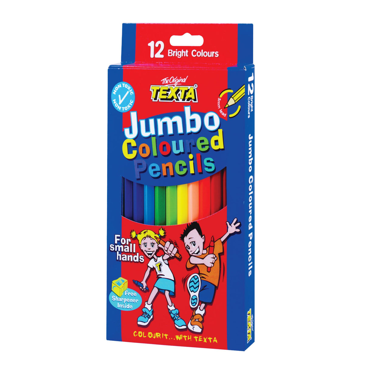 Texta Colour Pencil Jumbo Pk12