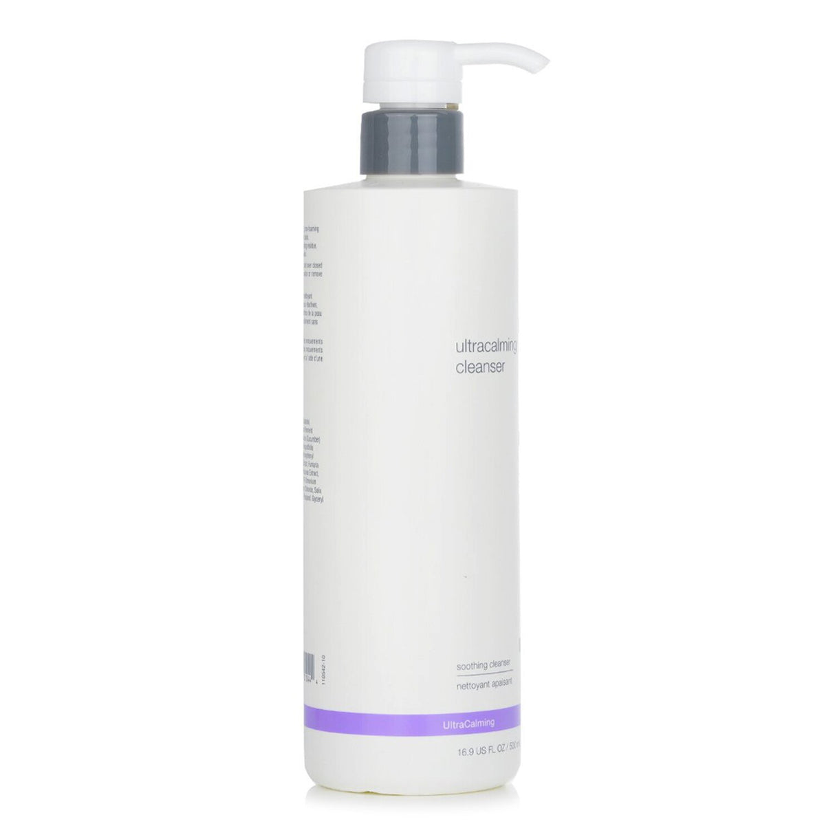 Gentle 500ml ultra-calming cleanser for sensitive skin, removes impurities and makeup while soothing and hydrating.