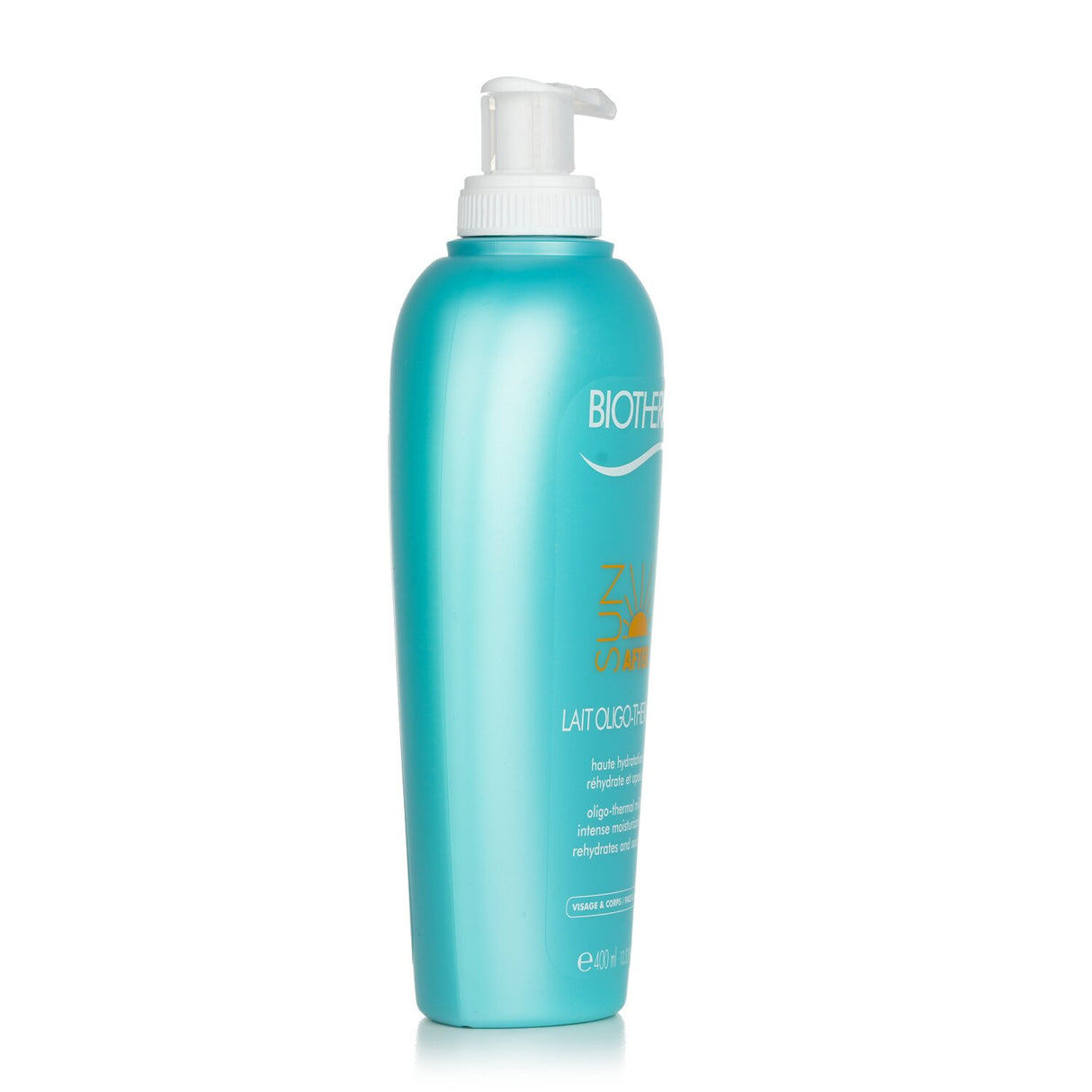 Biotherm Sunfitness After Sun Milk: Soothing, hydrating lotion for sun-exposed skin, enriched with thermal plankton and glycerol.