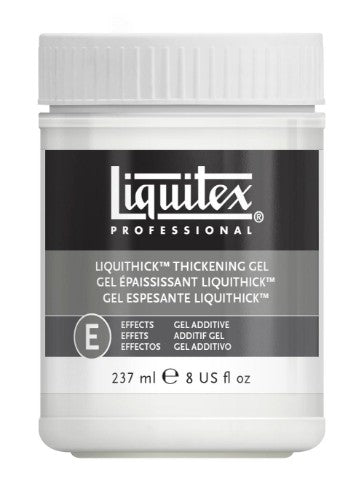 Liquitex Slow-Dri Blending Gel Medium 237ml, enhances acrylic painting with extended drying time for effortless blending and gloss.