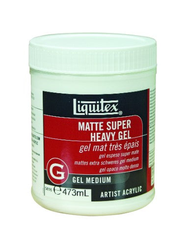 Liquitex Matte Super Heavy Gel Mediums - 473ml