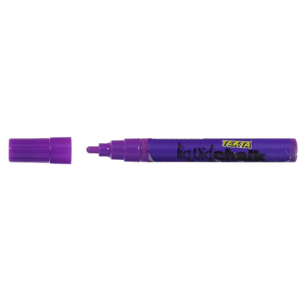 Texta Liquid Chalk Marker Bullet Dry Wipe Purple