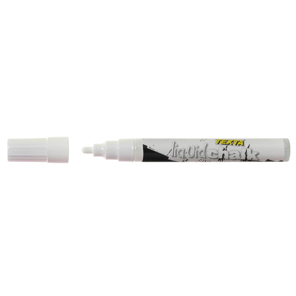 Texta Liquid Chalk Marker Bullet Wet Wipe White