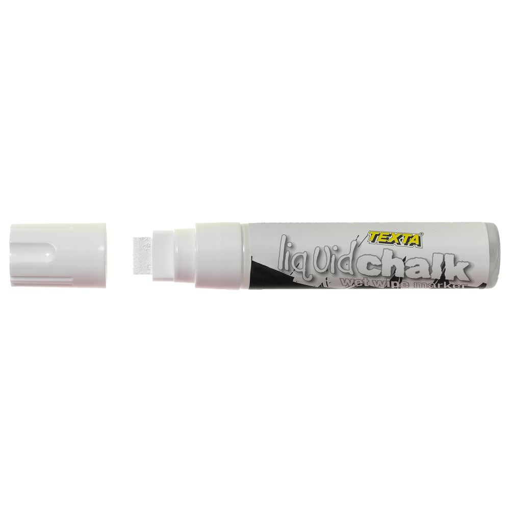 Texta Liquid Chalk Marker Wet Wipe White