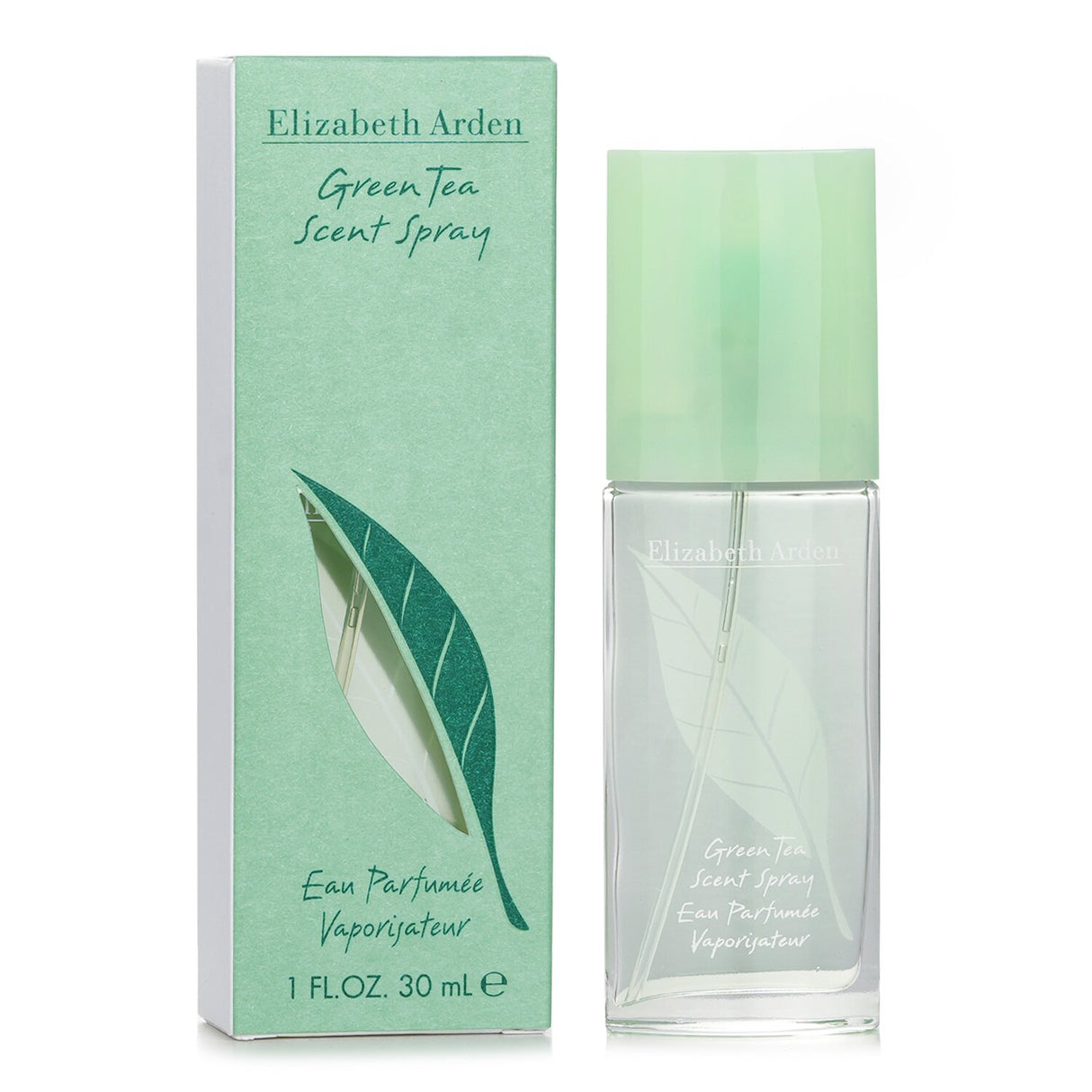 Refreshing 30ml Green Tea Eau Parfumee Spray by Elizabeth Arden, featuring invigorating citrus notes and a serene green tea essence.